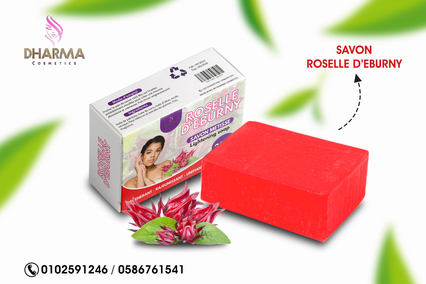 SAVON ROSELLE D'EBURNY